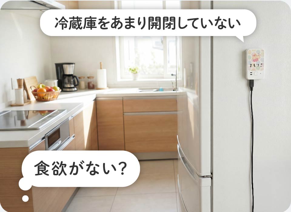 キッチンの導線に動きがない 食欲がない？